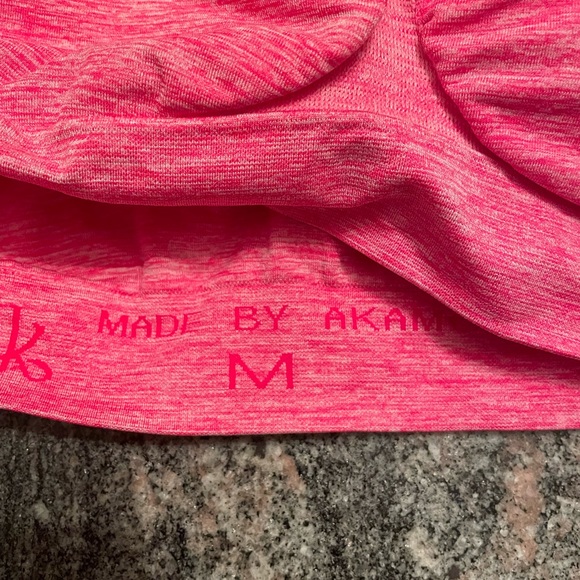 Bundle of 3 Akamc Womens Sports Bras Blue Periwinkle and Pink Medium - Picture 6 of 8